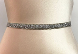 silver rhinestone bridal belt 