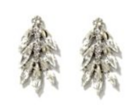 statement marquise earrings
