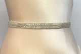 elegant silver belt for wedding gown 