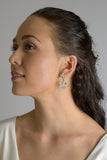 Giovanna Opal Leaf Cluster Earrings