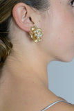 Pearl Dogwood Blossom Earrings