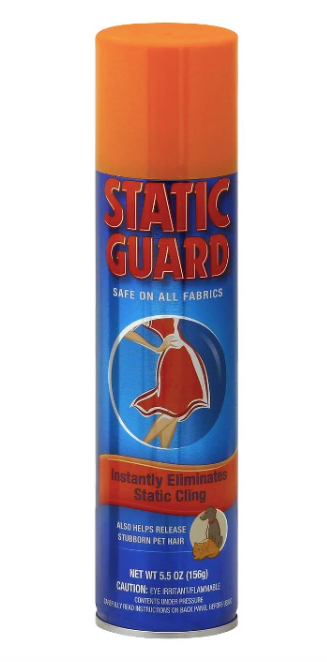 Static Guard Anti-Static Cling Clothes Aerosol Can Spray 5.5 oz Expired  Prop