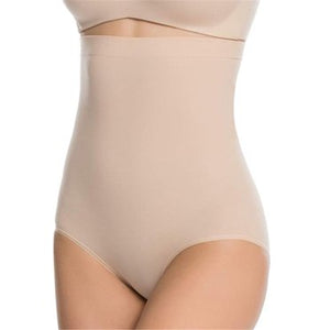 High waist blush nude tummy control compressing slimming smoothing panty lingerie spanx skims shapewear