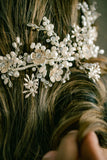 Flower and Pearl Hair Pin